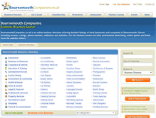 Tablet Screenshot of bournemouthcompanies.co.uk